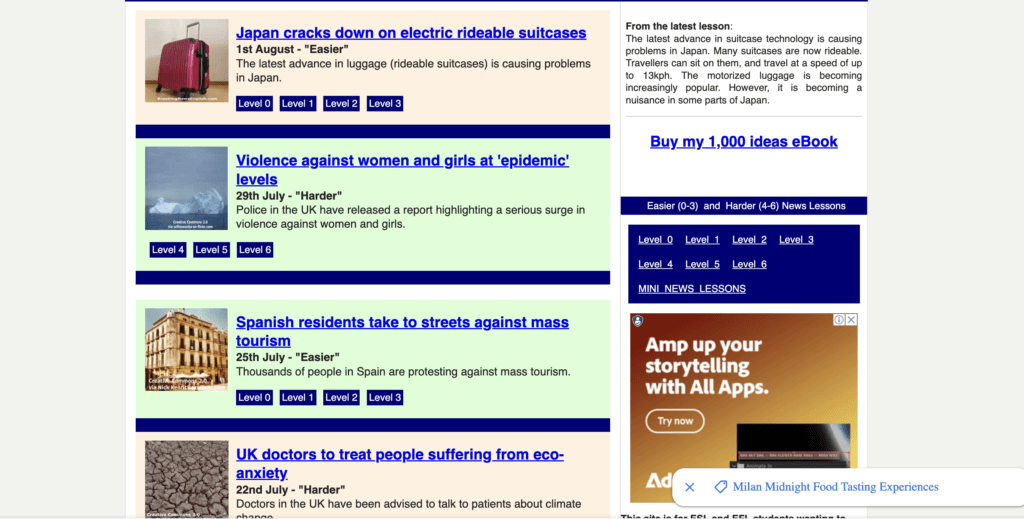 websites to learn english